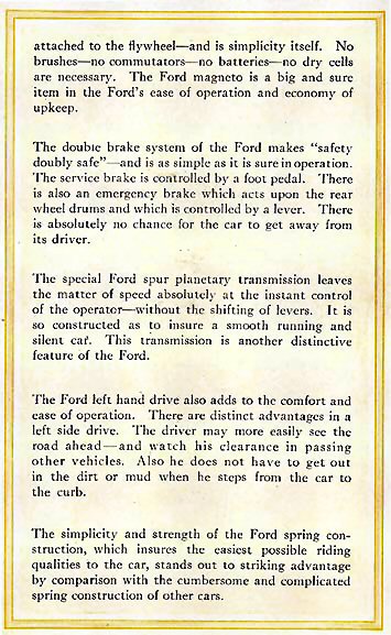 1917 Ford Brochure Page 17